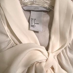 H&M Bow Neck Blouse